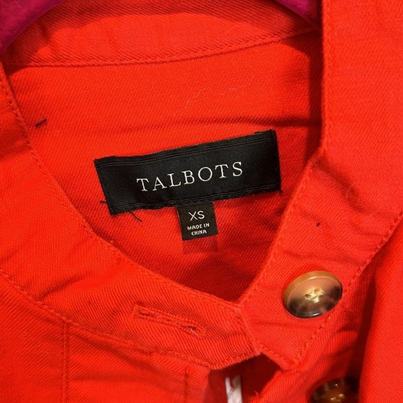 Talbots red blazer/light jacket size 2 - Picture 2 of 3